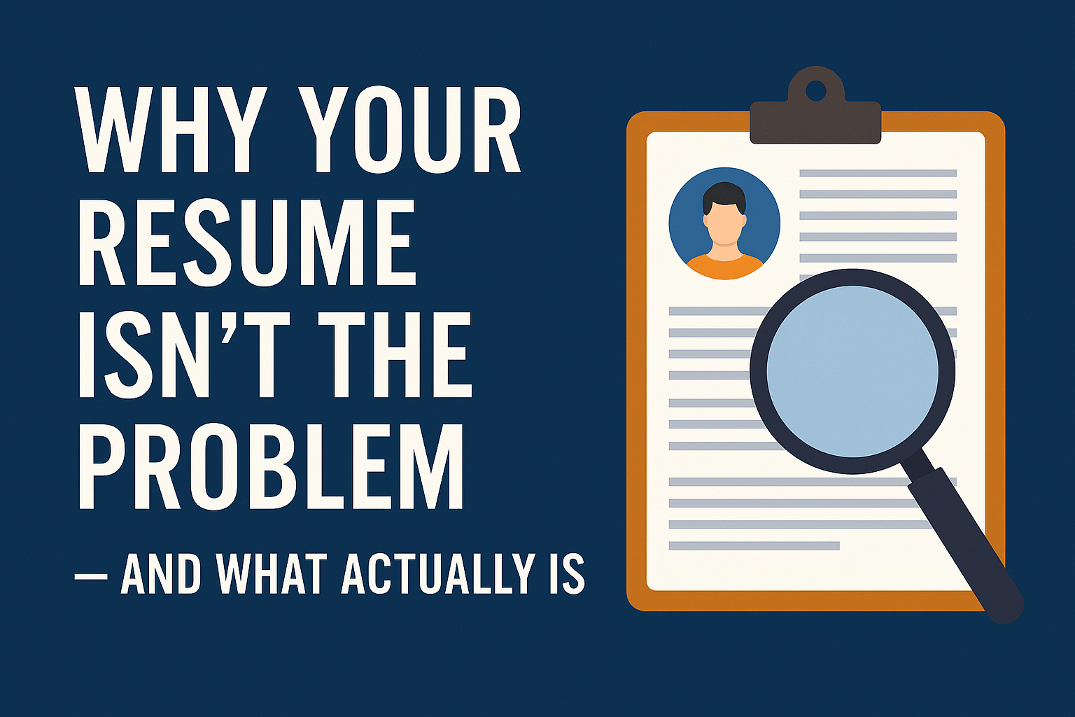 Why Your Resume Isn’t the Problem — and What Actually Is