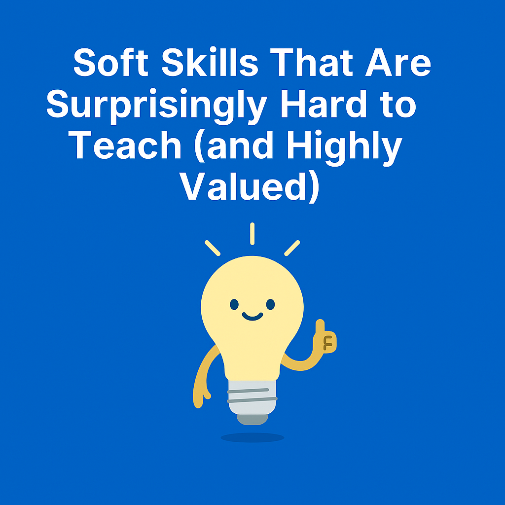 Soft Skills That Are Surprisingly Hard to Teach (and Highly Valued)