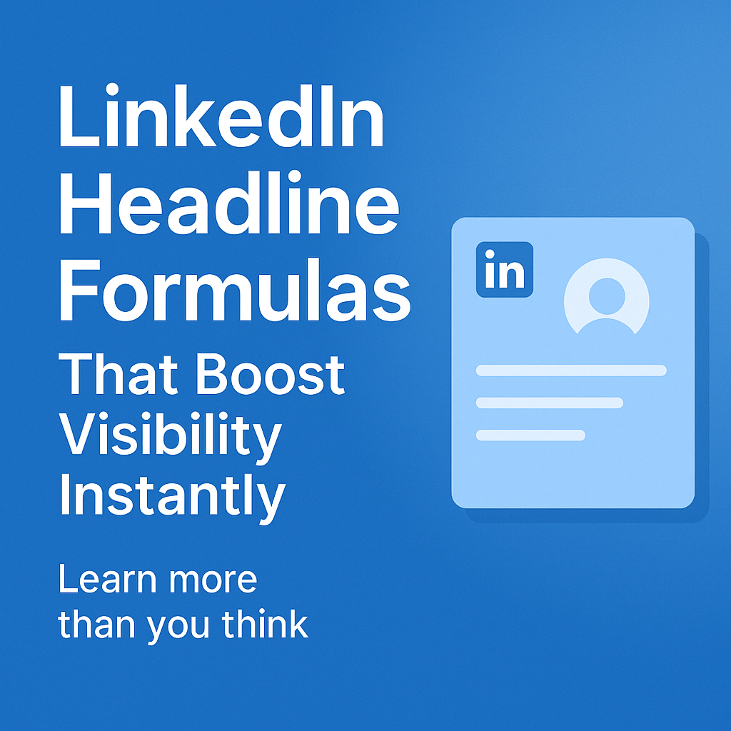 LinkedIn Headline Formulas That Boost Visibility Instantly