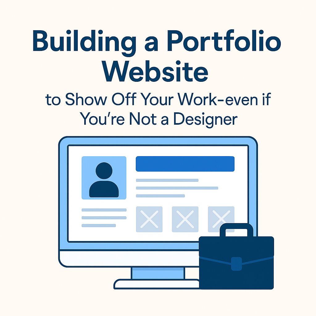 Building a Portfolio Website to Show Off Your Work — Even If You’re Not a Designer